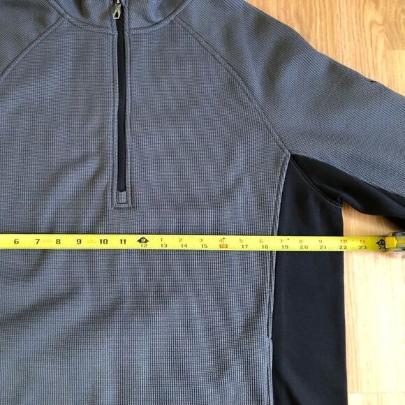 NWT Spyder Constant S16561 Mens Half-Zip Sweater Gray/Black - Picture 7 of 11